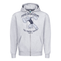 Heather Grey popeye poopdeck academy brand a transparent Zipper Hoodie - tuanDangUi