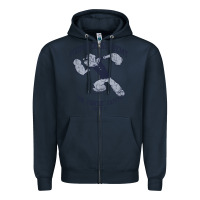 Navy popeye poopdeck academy brand a transparent Zipper Hoodie - tuanDangUi