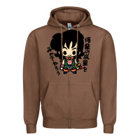 Chestnut ヤムチャ yamcha Zipper Hoodie - tuanDangUi