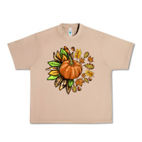 Burro Fall Sunflower with Pumpkin Urban Heavy Tee - texasbilliewilder
