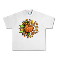Lunar Rock Fall Sunflower with Pumpkin Urban Heavy Tee - texasbilliewilder