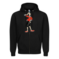 Black olive oyl art Zipper Hoodie - tuanDangUi