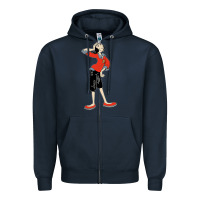 Navy olive oyl art Zipper Hoodie - tuanDangUi