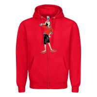 Red olive oyl art Zipper Hoodie - tuanDangUi