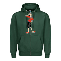 Sports Green olive oyl art Zipper Hoodie - tuanDangUi