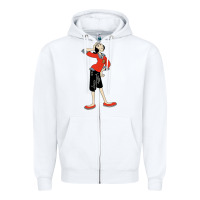White olive oyl art Zipper Hoodie - tuanDangUi