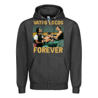 Charcoal Heather vatos locos forever Zipper Hoodie - tuanDangUi