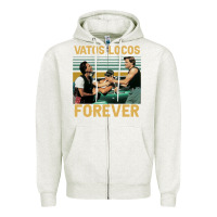 Oatmeal Heather vatos locos forever Zipper Hoodie - tuanDangUi