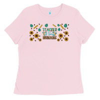 Bubblegum Pink teacher of tiny humans libbey glass Ladies Tee - BundleAndBundleShop