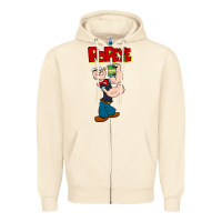 Sandshell popeye Zipper Hoodie - tuanDangUi
