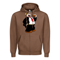 Chestnut wimpi character popeye Zipper Hoodie - tuanDangUi