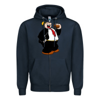 Navy wimpi character popeye Zipper Hoodie - tuanDangUi