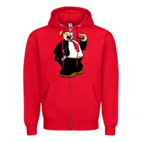Red wimpi character popeye Zipper Hoodie - tuanDangUi