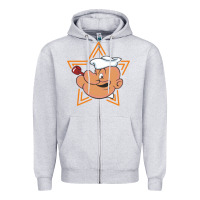 Heather Grey popeye 2 Zipper Hoodie - tuanDangUi
