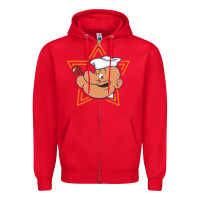 Red popeye 2 Zipper Hoodie - tuanDangUi