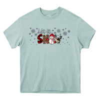 Arona Christmas let it snow Heavy Core Tee - JahusDesignShop