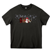 Asphalt Christmas let it snow Heavy Core Tee - JahusDesignShop