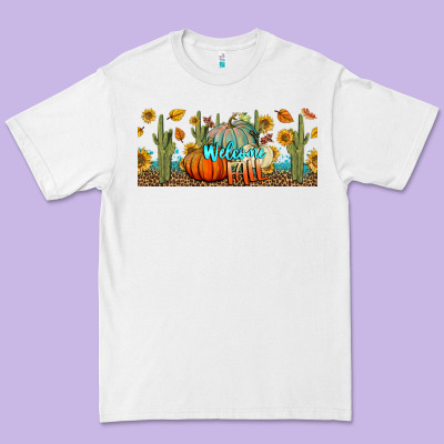 Welcome Fall Premium Tee Designed By Bundleandbundleshop