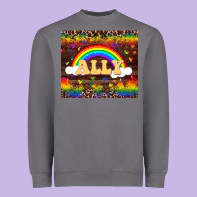 Ally Heavyweight Sweatshirt Designed By Fadigitalartstudio