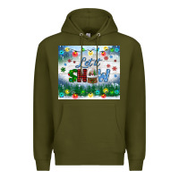 Army Green let it snow tumbler Premium Hoodie - BundleAndBundleShop