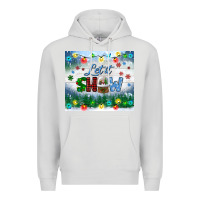 Dove Grey let it snow tumbler Premium Hoodie - BundleAndBundleShop