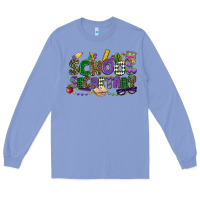Colony Blue school secretary mardi gras Long Sleeve Tee - CowGirlArtShop