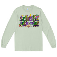 Matcha school secretary mardi gras Long Sleeve Tee - CowGirlArtShop