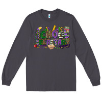 Smoke school secretary mardi gras Long Sleeve Tee - CowGirlArtShop