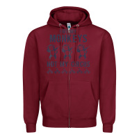 Burgundy mens not my monkeys not my circus sarcastic gifts for men, funny t shi Zipper Hoodie - tuanDangUi