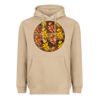 Mushroom Fall Rounded Heavyweight Hoodie - LillyAllenDesigns