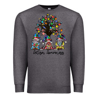 Charcoal Heather autism awarenes Premium Sweatshirt - SublimationCraftShop
