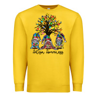 Lemon autism awarenes Premium Sweatshirt - SublimationCraftShop