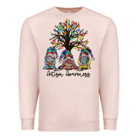 Pale Pink autism awarenes Premium Sweatshirt - SublimationCraftShop
