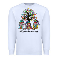 White autism awarenes Premium Sweatshirt - SublimationCraftShop