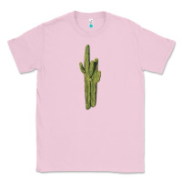 Bubblegum Pink saguaro cactus Classic Tee - LillyAllenDesigns