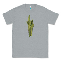 Heather Grey saguaro cactus Classic Tee - LillyAllenDesigns