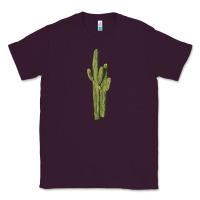 Plum saguaro cactus Classic Tee - LillyAllenDesigns