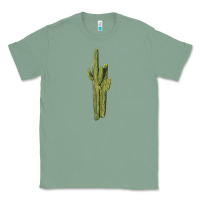 Sage saguaro cactus Classic Tee - LillyAllenDesigns