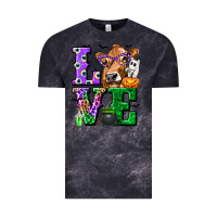 Cloud Black love cow halloween tbw Vintage Tee - texasbilliewilder