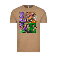 Vintage Coffee love cow halloween tbw Vintage Tee - texasbilliewilder