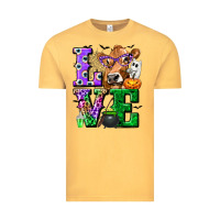 Vintage Mustard love cow halloween tbw Vintage Tee - texasbilliewilder