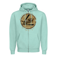 Seafoam flying tigers squadron wwii leather patch design Zipper Hoodie - tuanDangUi