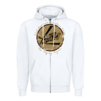 White flying tigers squadron wwii leather patch design Zipper Hoodie - tuanDangUi
