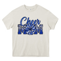 Cream cheer mom Heavy Core Tee - MaliasSmallBusiness