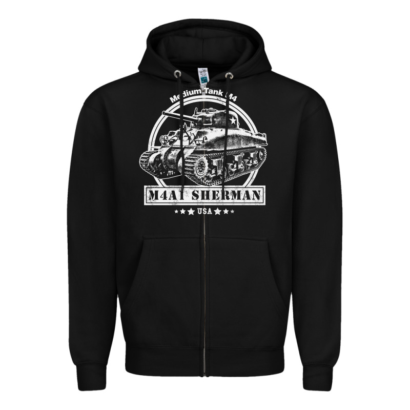 M4a1 Sherman Tank Zipper Hoodie by tuanDangUi | Teevron