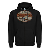 Black cessna 182 skylane since 1956 retro vintage airplane design Zipper Hoodie - tuanDangUi