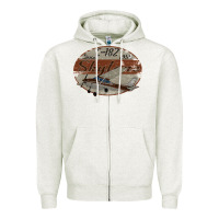 Oatmeal Heather cessna 182 skylane since 1956 retro vintage airplane design Zipper Hoodie - tuanDangUi