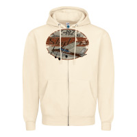 Sandshell cessna 182 skylane since 1956 retro vintage airplane design Zipper Hoodie - tuanDangUi