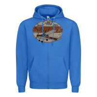 True Royal cessna 182 skylane since 1956 retro vintage airplane design Zipper Hoodie - tuanDangUi