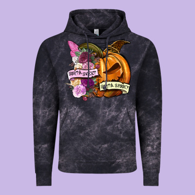 Sorta Sweet Sorta Spooky Vintage Hoodie Designed By Nancycooperartshop